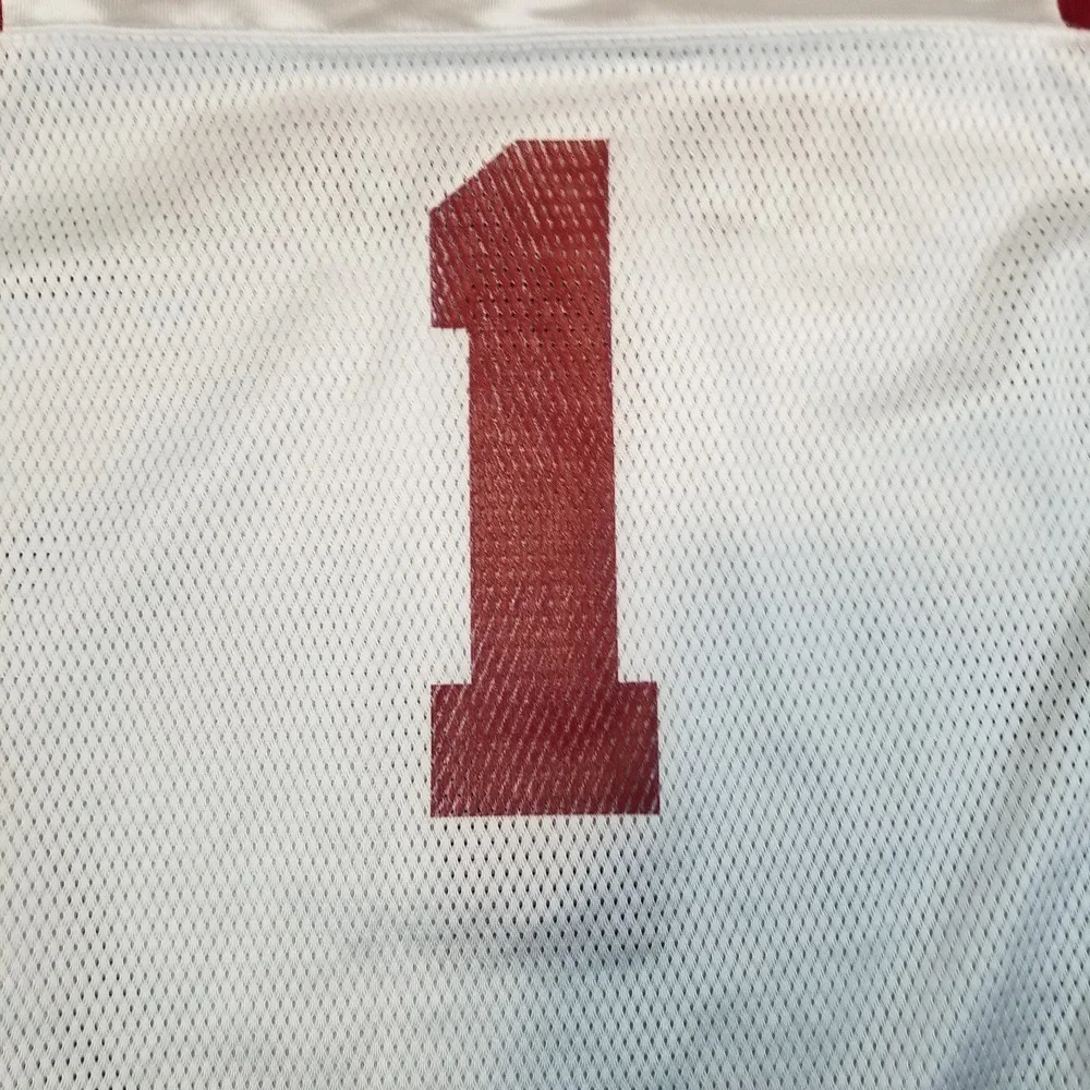 Indiana Hoosiers Jersey Shirt Boys Extra Large White Red Adidas IU Football NCAA